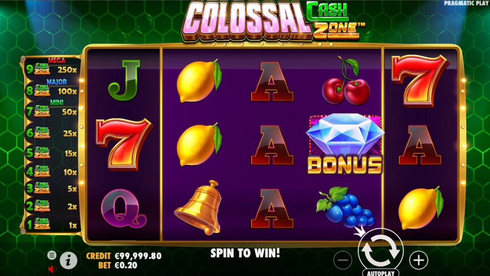 Colossal Cash Zone Gameplay