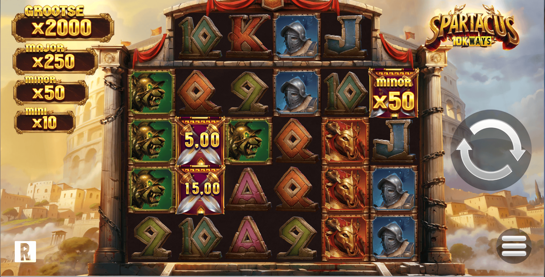 Spartacus 10K Ways Gameplay